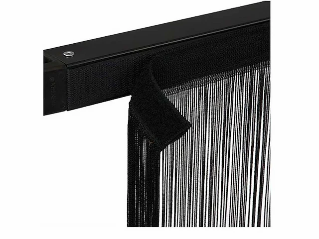 Wentex string curtain 4 × 3 m zwart – pipe & drape - afbeelding 1 van  12