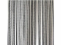Wentex string curtain 4 × 3 m zwart – pipe & drape - afbeelding 5 van  12