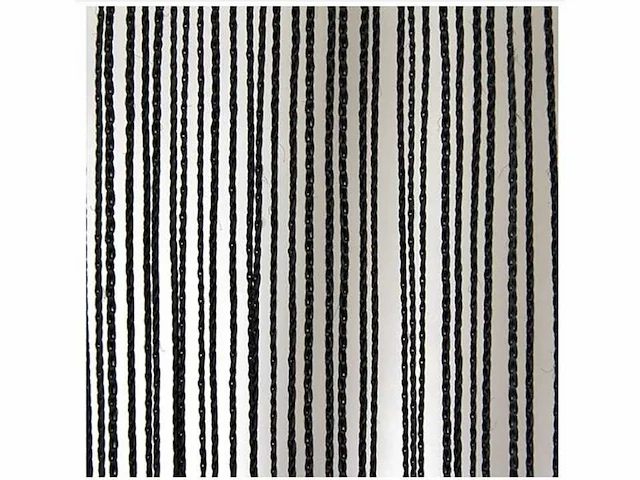 Wentex string curtain 4 × 3 m zwart, pipe & drape - afbeelding 2 van  4