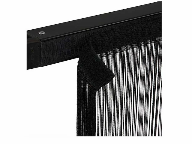 Wentex string curtain 4 × 3 m zwart, pipe & drape - afbeelding 3 van  5