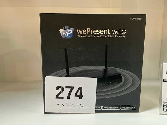 Wepresent wing-1000-p wireless interactive presentation gateway - afbeelding 1 van  4