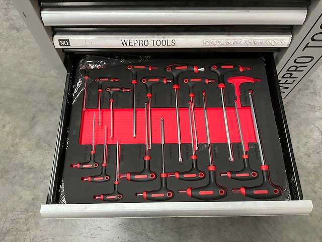 Wepro tools gereedschapswagen - afbeelding 9 van  13