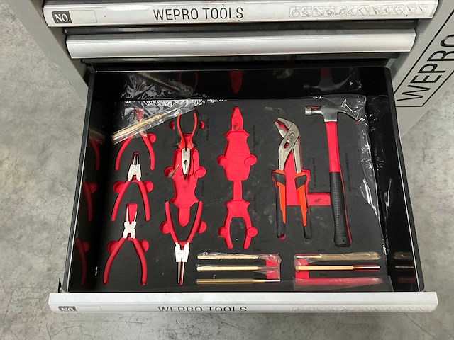 Wepro tools gereedschapswagen - afbeelding 13 van  13