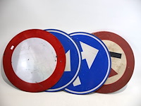 Werfborden rond (x4) - afbeelding 1 van  4