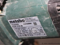 Werfcirkelzaag metabo kgs 216m, werking niet gekend - afbeelding 3 van  3