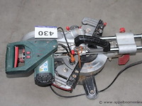 Werfcirkelzaag metabo kgs 216m, werking niet gekend - afbeelding 2 van  3