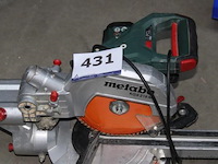 Werfcirkelzaag metabo kgs 216m, werking niet gekend - afbeelding 3 van  3