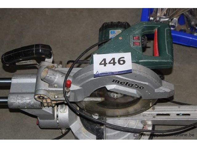 Werfcirkelzaag metabo kgs 254m, werking niet gekend - afbeelding 2 van  3