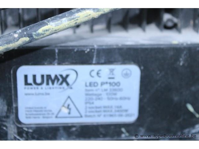 Werflamp lumx led p+100, werking niet gekend - afbeelding 3 van  3