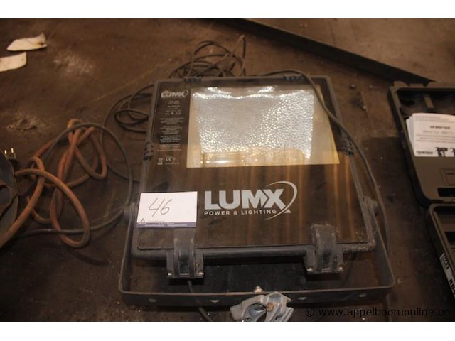 Werflamp, lumx, mh-400, 400w, 230v, ip65, werking niet gekend - afbeelding 1 van  2
