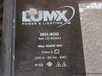 Werflamp, lumx, mh-400, 400w, 230v, ip65, werking niet gekend - afbeelding 2 van  2