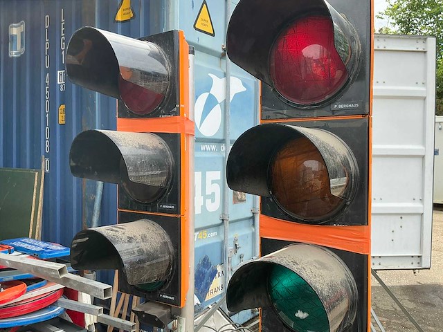 Werfonline verrijdbare verkeerslichten (2x) - afbeelding 1 van  5