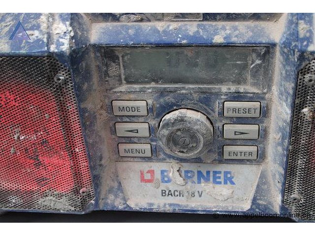 Werfradio - berner - bach 18v - afbeelding 2 van  2