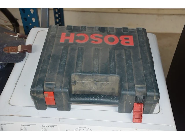 Werfradio maginon br10, slijpschijf powerplus pow20030, slijpschijf bosch pws750-125, handcirkelzaag trotec pcss-10-1400 in doos, schuurmachine bosch gss 23e in pvc koffer, poliermachine einhell bpp5 1100e in pvc koffer, laser topcraft op statief - afbeelding 2 van  36