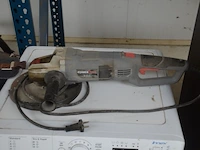 Werfradio maginon br10, slijpschijf powerplus pow20030, slijpschijf bosch pws750-125, handcirkelzaag trotec pcss-10-1400 in doos, schuurmachine bosch gss 23e in pvc koffer, poliermachine einhell bpp5 1100e in pvc koffer, laser topcraft op statief - afbeelding 8 van  36