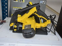 Werfradio maginon br10, slijpschijf powerplus pow20030, slijpschijf bosch pws750-125, handcirkelzaag trotec pcss-10-1400 in doos, schuurmachine bosch gss 23e in pvc koffer, poliermachine einhell bpp5 1100e in pvc koffer, laser topcraft op statief - afbeelding 21 van  36