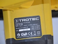 Werfradio maginon br10, slijpschijf powerplus pow20030, slijpschijf bosch pws750-125, handcirkelzaag trotec pcss-10-1400 in doos, schuurmachine bosch gss 23e in pvc koffer, poliermachine einhell bpp5 1100e in pvc koffer, laser topcraft op statief - afbeelding 24 van  36