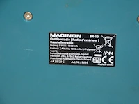 Werfradio maginon br10, slijpschijf powerplus pow20030, slijpschijf bosch pws750-125, handcirkelzaag trotec pcss-10-1400 in doos, schuurmachine bosch gss 23e in pvc koffer, poliermachine einhell bpp5 1100e in pvc koffer, laser topcraft op statief - afbeelding 25 van  36