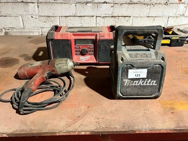 Werfradio makita, werfradio milwaukee, elektrische slaghamer milwaukee (51,52,53) - afbeelding 1 van  5