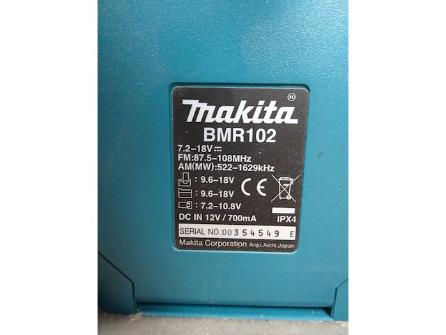 Werfradio makita - afbeelding 3 van  3