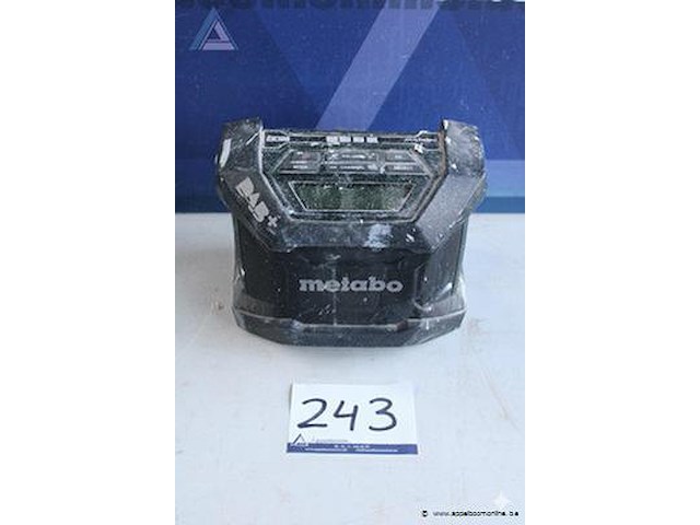 Werfradio metabo r12-18 dab - afbeelding 1 van  2