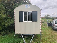 Werfwagen met verwarming afm. 3,50m x 2,10m, bouwjaar 2010 - afbeelding 3 van  10