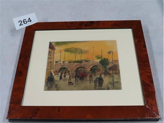 Werk a.vermeir 29x35cm - afbeelding 1 van  3