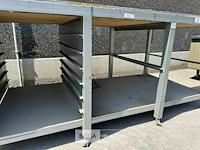 Werkbank afm ± 200x100x97 - afbeelding 4 van  6