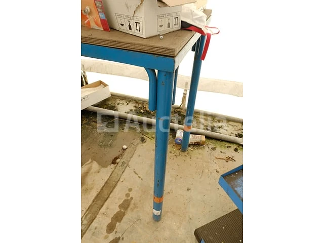Werkbank en werkplaatskar (lot 189 bis) - afbeelding 9 van  9