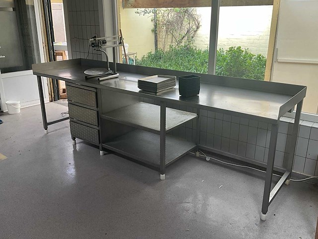 Werkbank in rvs - afbeelding 1 van  9