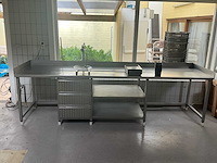 Werkbank in rvs - afbeelding 2 van  9