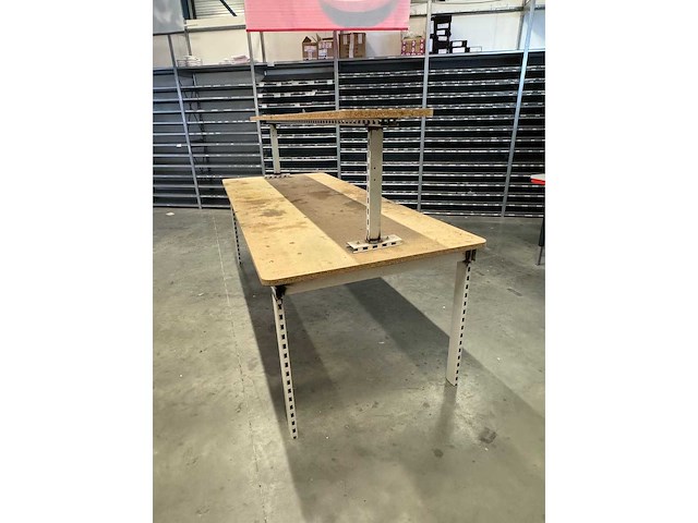 Werkbank magazijntafel zwaar 270x110x150cm - afbeelding 3 van  3