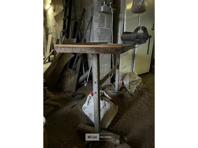 Werkbank met bankschroef l120xb45xh84 cm - afbeelding 3 van  3