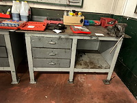 Werkbank met bankschroef - afbeelding 1 van  6