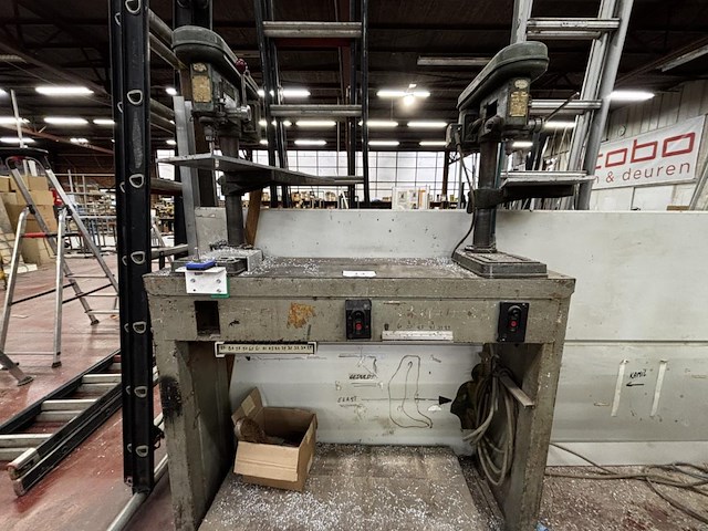 Werkbank met dubbele kolomboor kira knd-8 - afbeelding 1 van  10