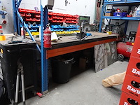 Werkbank uit palletstelling stow + magazijnrekken - afbeelding 2 van  10