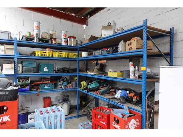 Werkbank uit palletstelling stow + magazijnrekken - afbeelding 4 van  10