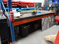 Werkbank uit palletstelling stow + magazijnrekken - afbeelding 6 van  10