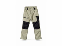 Werkbroek - stretch - beige zwart maat 46 (8x)