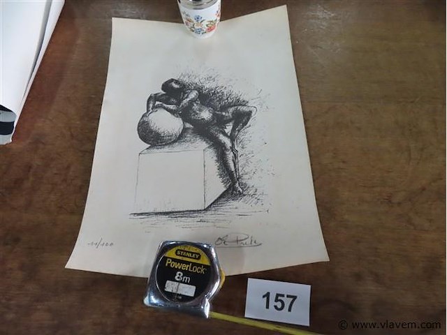 Werken op papier 5 stuks - afbeelding 2 van  10