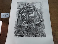 Werken op papier 5 stuks - afbeelding 1 van  10