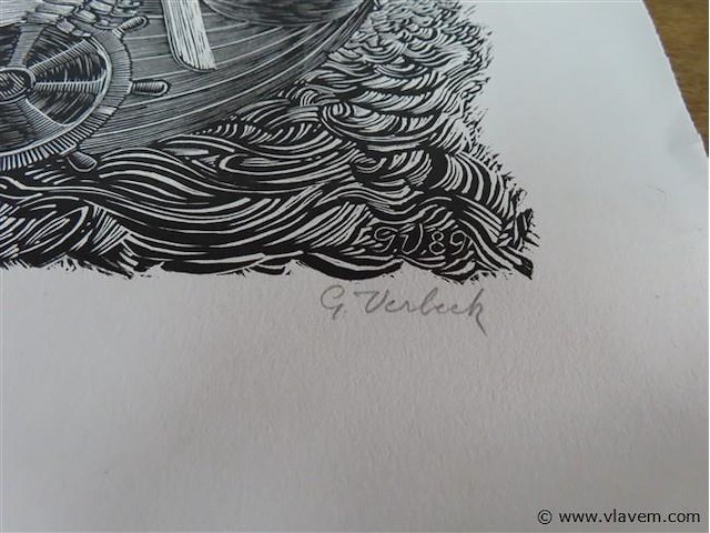 Werken op papier 5 stuks - afbeelding 4 van  10