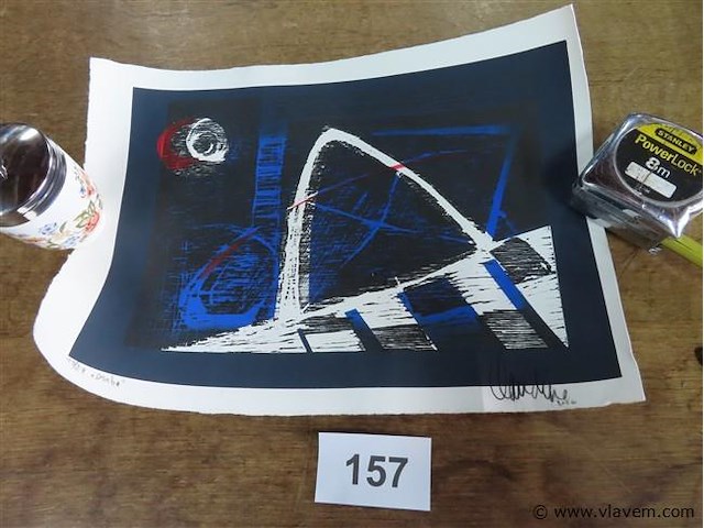 Werken op papier 5 stuks - afbeelding 5 van  10