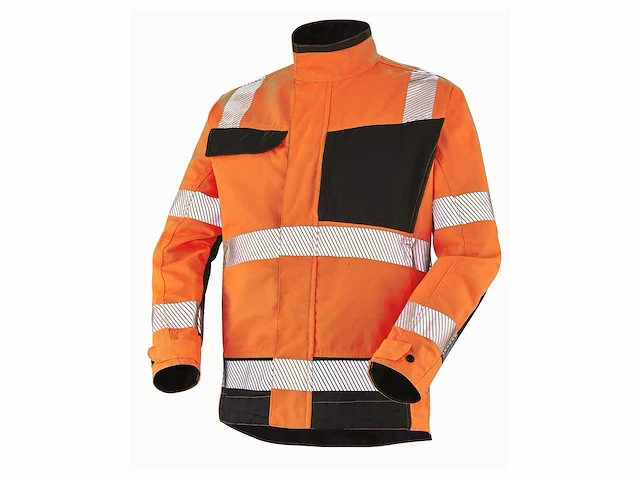 Werkjas - hi vis - orange maat l (10x) - afbeelding 1 van  1