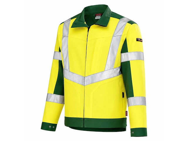 Werkjas - hi vis geel groen - maat xs-3xl (80x) - afbeelding 1 van  1