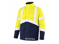 Werkjas - multinorm - hi vis geel marine maat l (4x) - afbeelding 1 van  1