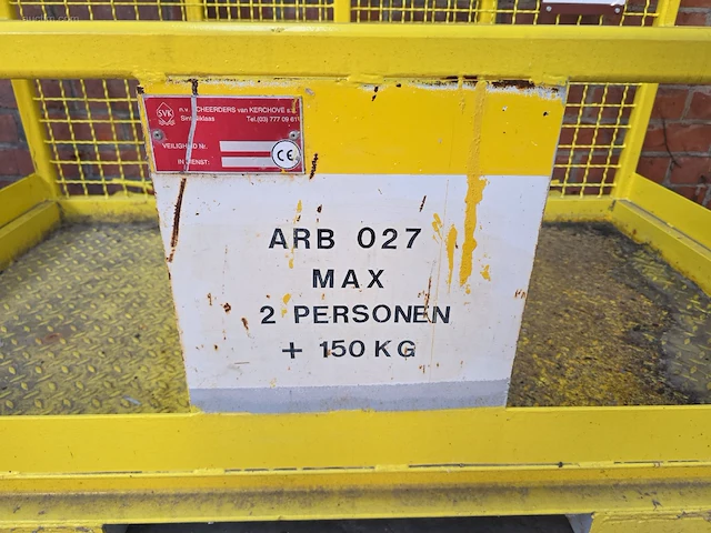 Werkkooi voor heftruck - afbeelding 2 van  7