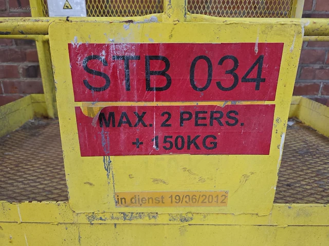 Werkkooi voor heftruck - afbeelding 2 van  4