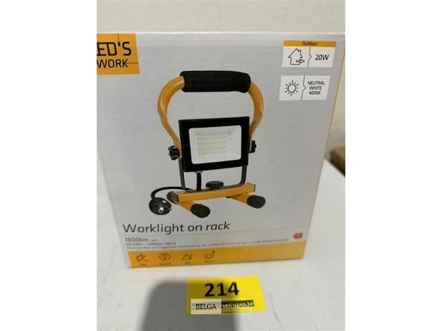 Werklamp 20w 1800lumen - afbeelding 3 van  3