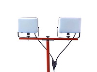 Werklamp 2x50w led 3in1 kleur cct breedstraaler waterdicht met tripod(12x) - afbeelding 3 van  4